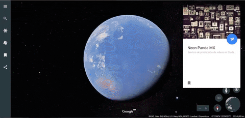 google earth GIF by Neon Panda MX