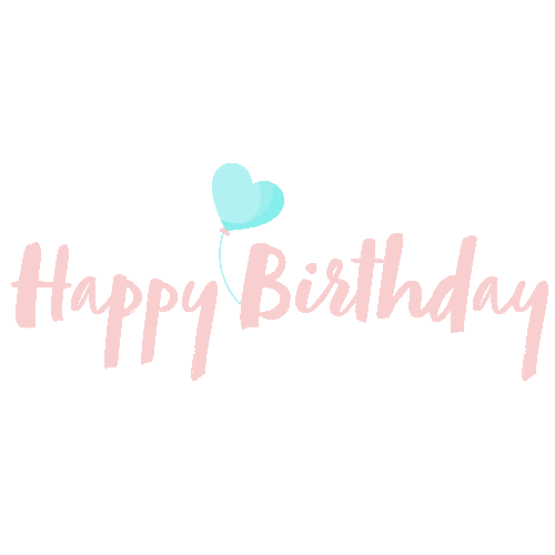 Happy Birthday Ballon Sticker