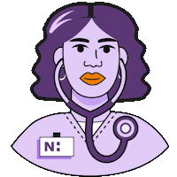 Woman Doctor Sticker by Novant Health