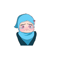 Sad Cry Sticker