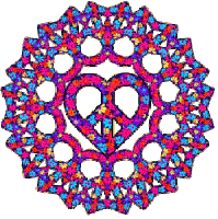 lsd mandala STICKER