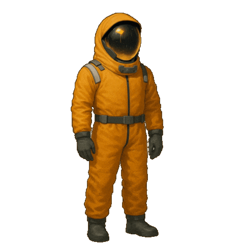 Head Down Watch Out Sticker by Warped Universe