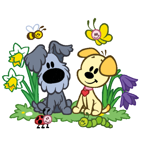 Summer Spring Sticker by Woezel & Pip