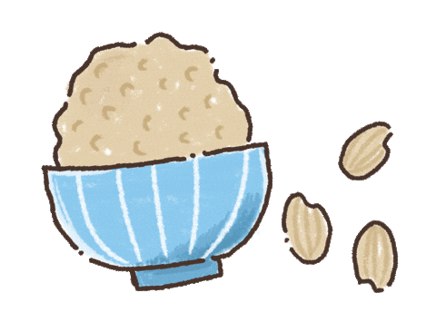 Rice ごはん Sticker by nicocook