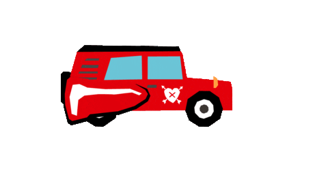 Redmatters giphyupload car red race Sticker