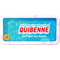 quibennebrasil agua piscina boia cloro Sticker