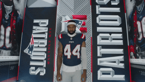 Football Flexing GIF by New England Patriots
