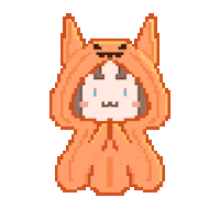 Pixel Halloween Sticker
