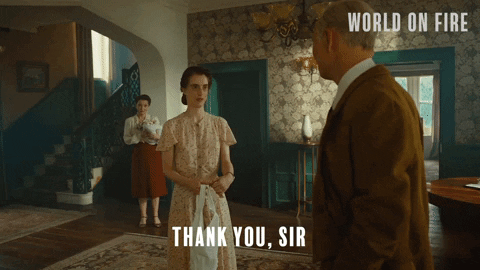 Bbc Thank You GIF by Mammoth Screen