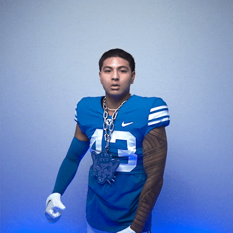 Byu Football Sport GIF by BYU Cougars