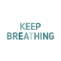 breahapp relax app meditation out Sticker