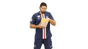 Pop Corn Eating Sticker by Paris Saint-Germain Handball