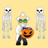 Party Halloween GIF by 3dFrankenPunks