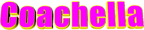 coachella Sticker