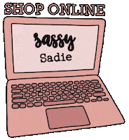 Shop Online Sticker by Sassy Sadie