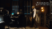 Sit Down Office GIF by Murdoch Mysteries