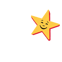 Happystar Feed Your Happy Sticker by Hardee's