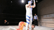 SHWAWrestling champion title belt suplex GIF