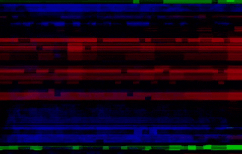 michaelpaulukonis glitch blue red green GIF