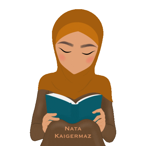 Girl Book Sticker