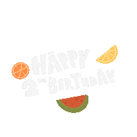 Happy Birthday Summer Sticker by Rafhi Dominic