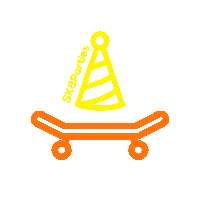 Sk8topiaMX skate skater skatepark skateshop Sticker