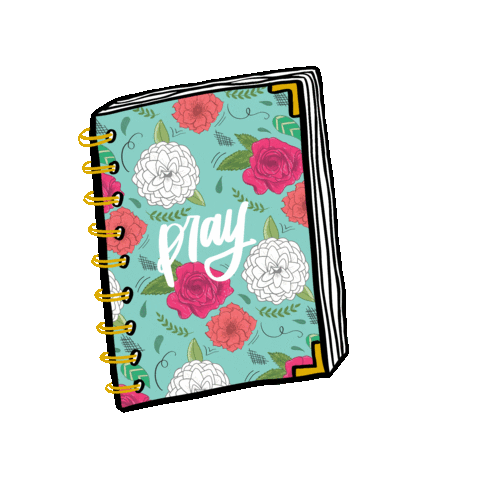 Lettering Pray Sticker