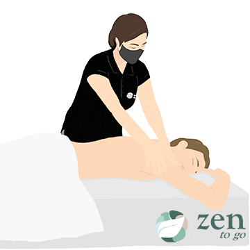 Relax Spa Sticker by Zen to Go