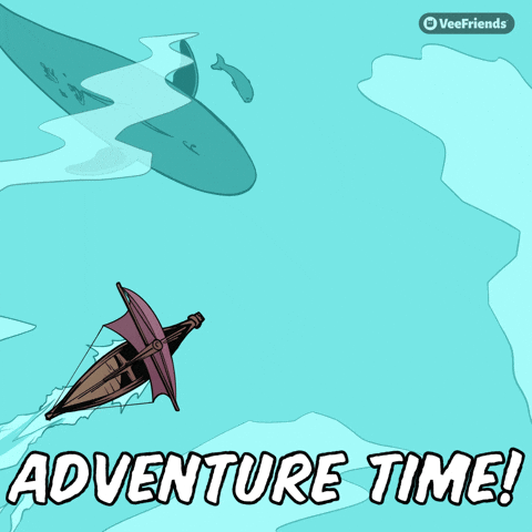 Adventure Time Ocean GIF by VeeFriends