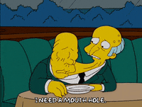 homer simpson restaurant GIF