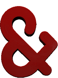 Heart Ampersand Sticker by AndLove