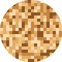 Pixel Circle Sticker by IMPOSSIBLE ®