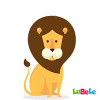 LuBeLe cat animals tiger lion Sticker