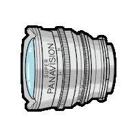 Camera Lens Sticker by Panavision