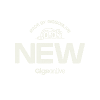 Gigsonlive logo new branding gigs Sticker