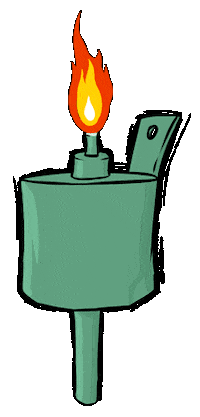 Hari Raya Torch Sticker by Ideaktiv