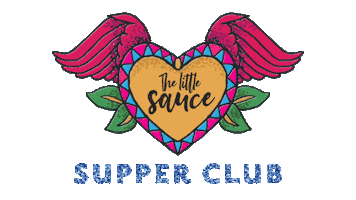 supper club glitter Sticker by The Little Sauce