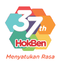 HokBen hokben hokben 37 hokben37 ulang tahun hokben Sticker