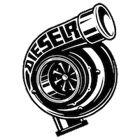 dieselrcorp logo power truck turbo Sticker