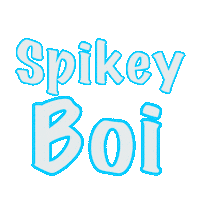Spikey Boi Sticker by Ardent Dog
