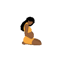 Woman Yoga Sticker