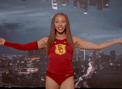 Track And Field GIF by USC Trojans