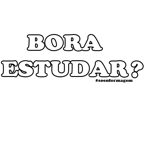 Boraestudar Sticker by soenfermagem
