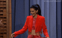 kendall jenner yes GIF by The Tonight Show Starring Jimmy Fallon
