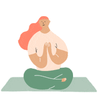 sye0303 yoga meditation namaste welly Sticker