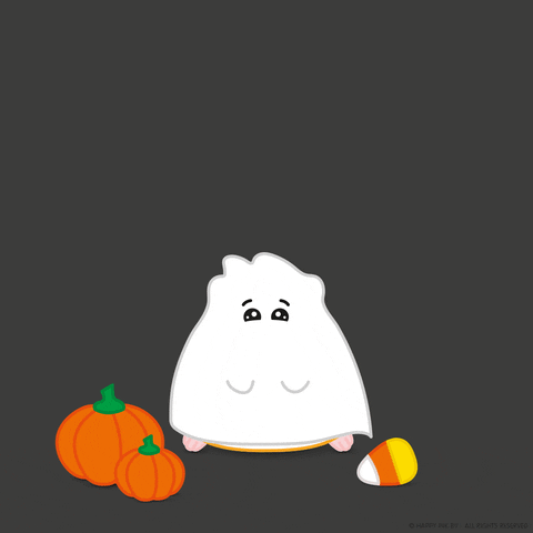 Trick Or Treat Halloween GIF by hamsta.world