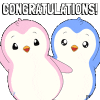 Happy Well Done Sticker by Pudgy Penguins
