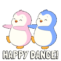 Happy Celebration Sticker by Pudgy Penguins