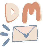 Text Dm Me Sticker by Arianna Cavina