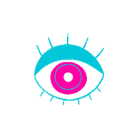 Blue Eye Wow Sticker